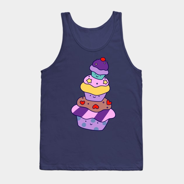 Cupcake Stack Tank Top by saradaboru